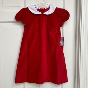 Red Velvet Dress, size 4, by Nantucket Kids